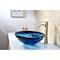 Anzzi Thalu Deco-Glass Vessel Sink in Sapphire Wisp N48 - alternate 10